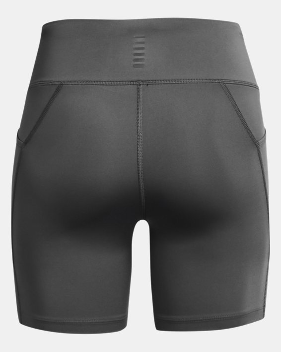 女士UA Launch Tight 6英寸短褲 in Gray image number 5